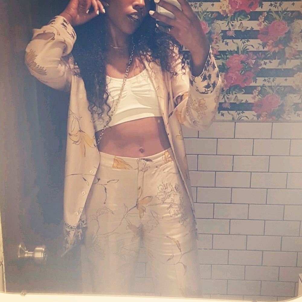 Two piece relaxed suit